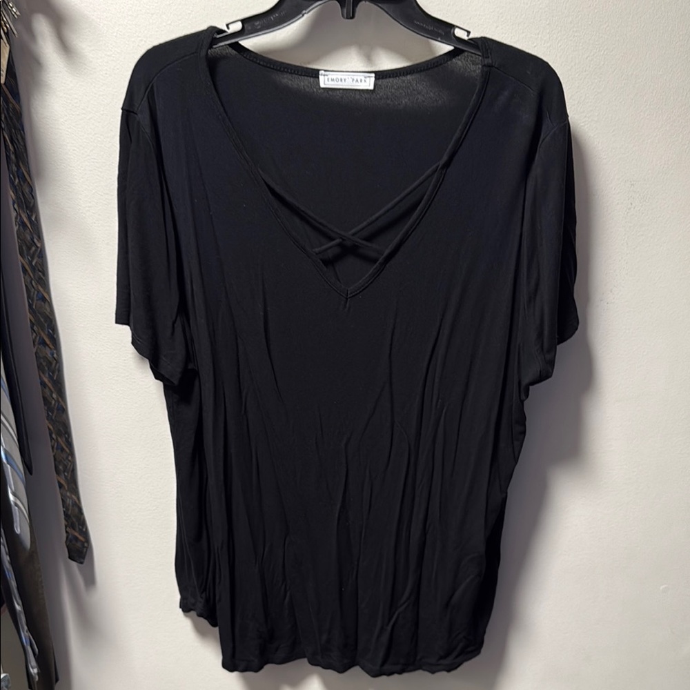 Emory Park Black Relaxed Short Sleeve T-Shirt